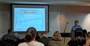 Blossey presenting on deer mortality